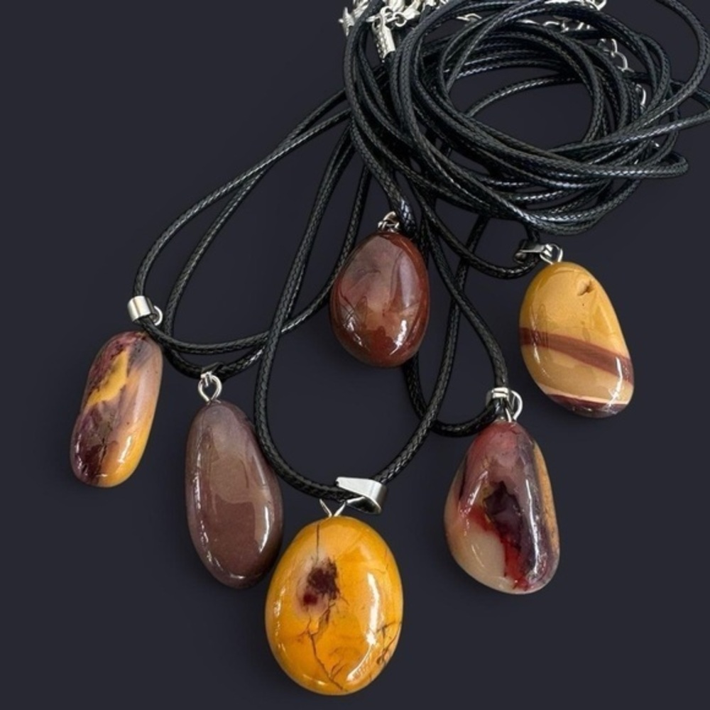 Mookaite Stone Pendant Necklace